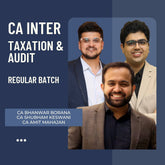 CA Inter Taxation & Audit | Regular Batch By CA Bhanwar Borana, CA Amit Mahajan & CA Shubham Keswani | For Jan 26 Exams